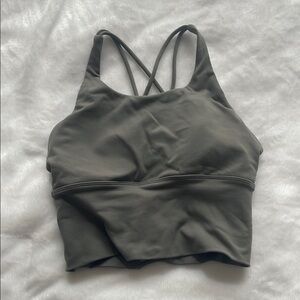 Lululemon Women's Olive Green Sports Bra